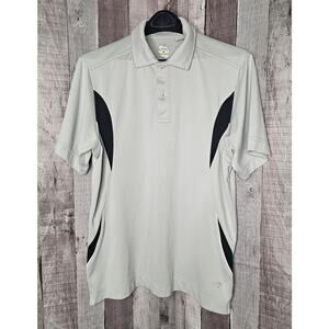 Callaway Men’s Medium Golf Polo Shirt X-Series Short Sleeve Gray Black Soft